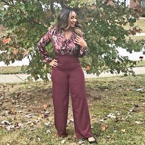 One piece jumpsuit with sleeves